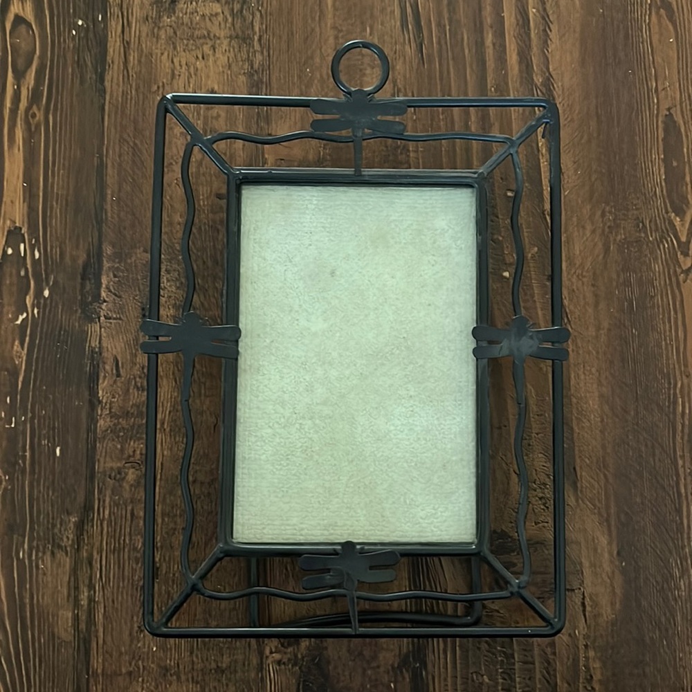Dragonfly metal picture frame